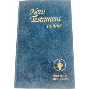 New Testament Psalms Gideons Bible Hospital Edition Softcover Easy To Read Type